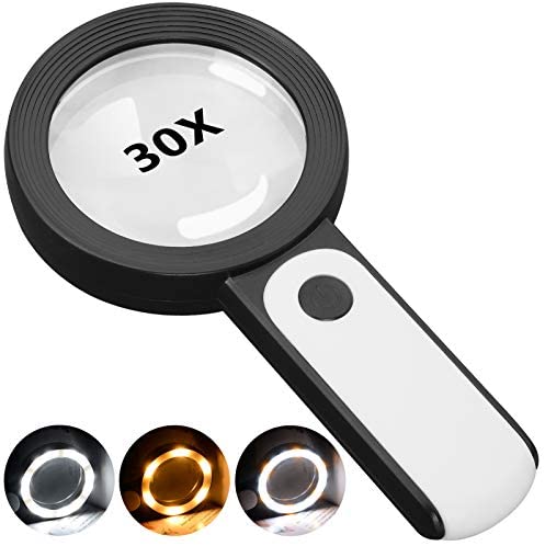 Large Magnifying Glass 10x Handheld Reading Magnifier For Seniors