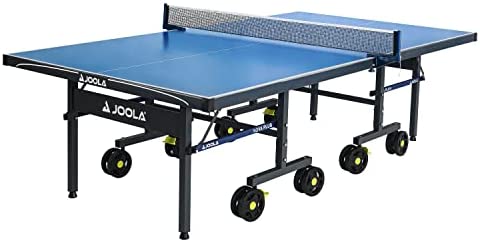 JOOLA Tour Table Tennis Table with Quick Clamp Ping Pong Net - 10 Minute  Assembly - Foldable Indoor Ping Pong Table with Single Player Playback  Mode