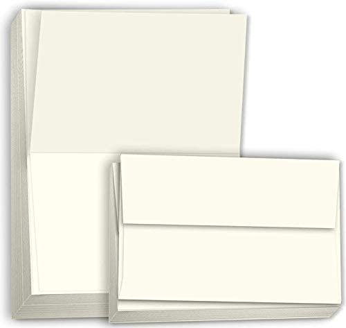 Hamilco White Cardstock Paper Blank Note Cards 4.5