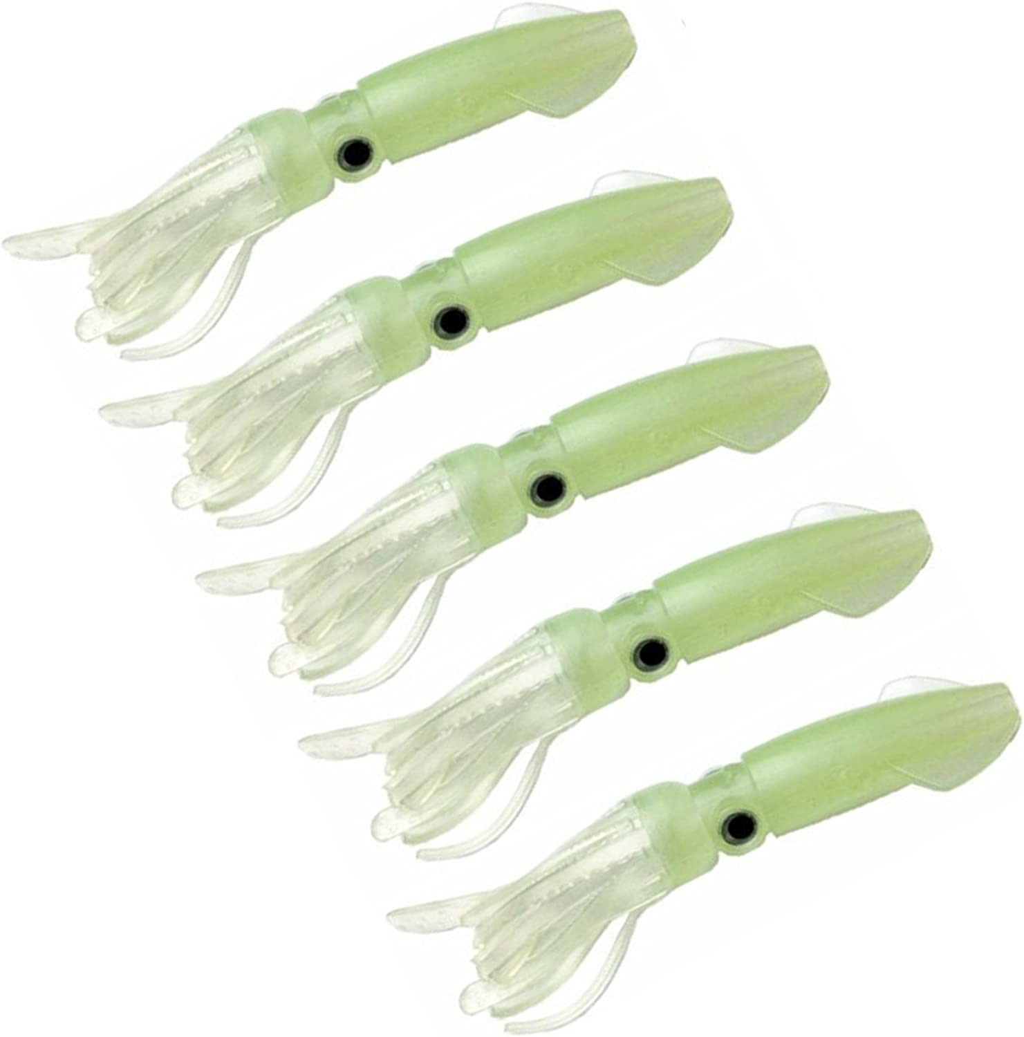 40pcs 15cm/6 inch Fishing Lures Squid Skirts Octopus Trolling  Soft Plastic Fishing Lures Bait Set : Sports & Outdoors