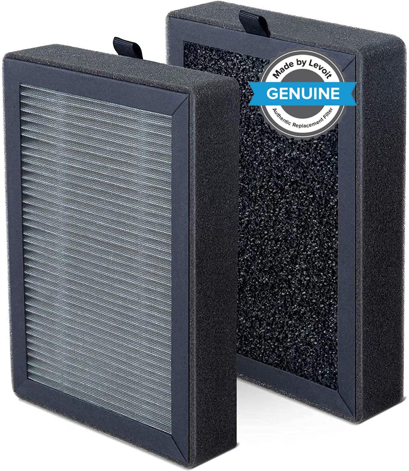 isinlive LV-PUR131 Replacement Filters, H13 True HEPA Filter Compatible  with Levoit LV-PUR131 & LV-PUR131S Air Purifier, LV-PUR131-RF, 2 True HEPA  & 2