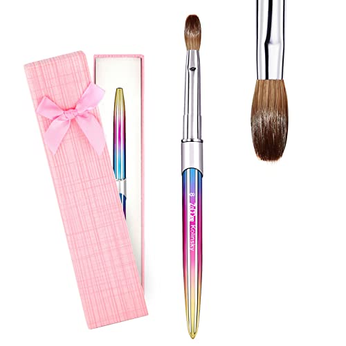 Lofuanna Nail Acrylic Brushes Set 3PCS Nail Brush for Acrylic