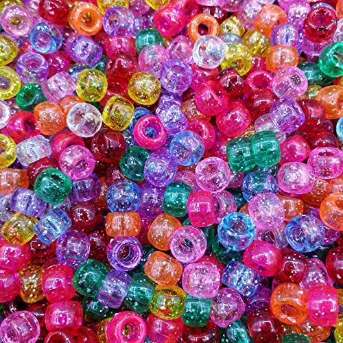 1,000pc Faceted Plastic Transparent Beads Round 4mm Clear Beads