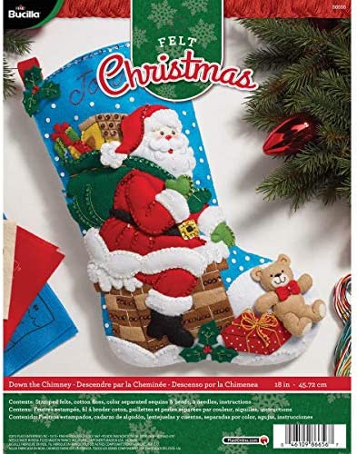 Bucilla Under the Tree 18 Christmas Stocking Kit 86303 DIY 