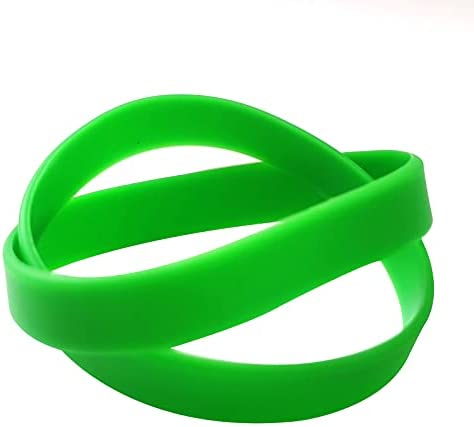 1/12/24/48/100 Pieces Silicone Bracelets Rubber Wristbands Colored Rubber Bracelets Solid Blank Bracelet Sports Bands Plain Silicone Stretch