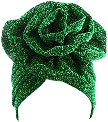 SATINIOR 6 Pieces Women African Turban Flower Knot Pre-Tied Bonnet Beanie Cap Headwrap