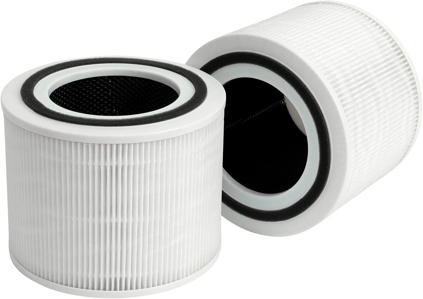 Smilyan LV-PUR131 Filter Replacement Compatible with LEVOIT LV-PUR131,  LV-PUR131S, LV-PUR131-RF Air Purifier, 2 Pack Filters with 2-Pack  Pre-filters