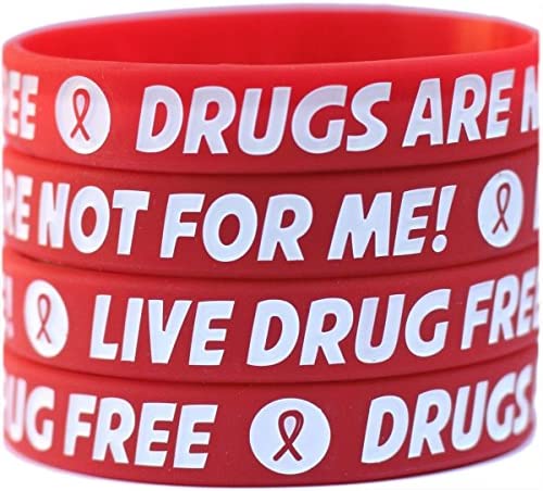 Red ribbon sale wristbands