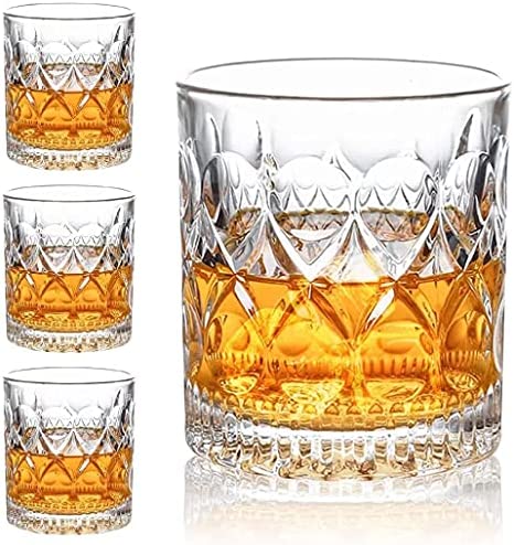 PARACITY Whiskey Glasses Set of 2, 9.5 oz Old Fashioned Glass