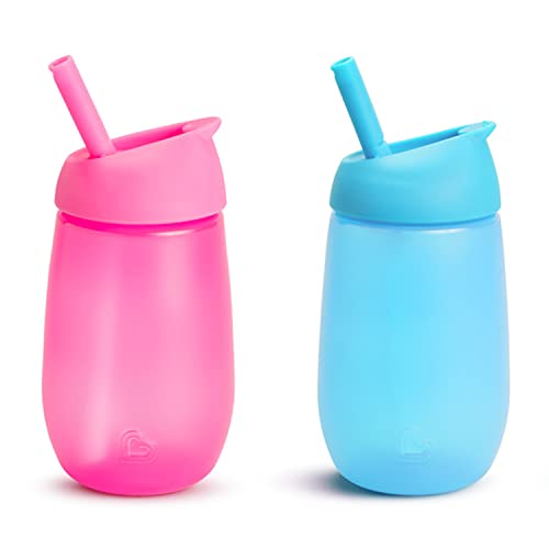 Chicco Insulated Flip-Top Straw Cup 9oz. 12m+ (2pk) in Blue Discover/Teal