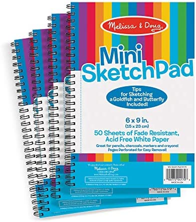 Bachmore Sketchpad 9X12 Inch (57lb/85g), 100 Sheets of Spiral