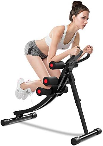 Ab Workout Machine with LCD Display Abdominal Fitness Equipment Foldable  Abs Workout Equipment for Home Gym : : Everything Else