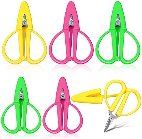  4Pcs Small Scissors with Cover - Thread Snips Scissors