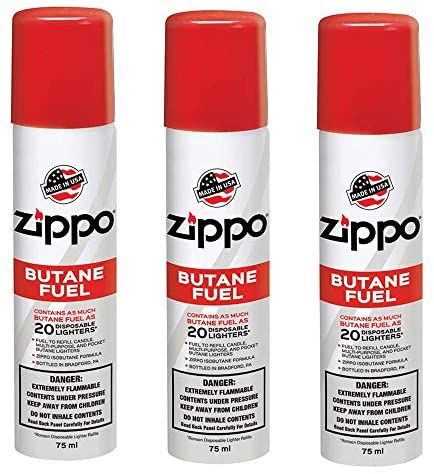 Zippo Butane Insert Gift Set, White