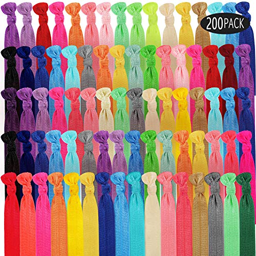 10 Yards Fold Over Elastic Stretch, Braided Elastic Ribbon for Hair Ties  Headbands, Available in Various of Colours (Pink, 5/8in)