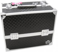 Caboodles Black Lovestruck Large Makeup Train Case 6 Cantilevered Trays 5871-64: Health & Personal Care