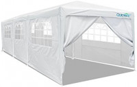 Quictent 10' x 30' Party Tent Gazebo Wedding Canopy BBQ Shelter Pavilion with Removable Sidewalls & Elegant Church : Family Tents : Garden & Outdoor