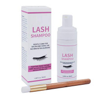 Eyelash Extension Shampoo Professional Eye Wash for Eyelash Cleanser Shampoo Natural Lashes - Mascara Remover 50ml : Beauty