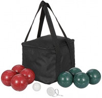 Smartxchoices Bocce Ball Set with 8 Bocce Balls 100mm, 1 Pallino, Carry Bag and Measuring Rope for Beach, Backyard Lawn or Outdoor Party Family Game All Weather : Sports & Outdoors