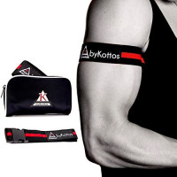 BYKOTTOS Blood Flow Restriction Bands for Arms - Blood Flow Restriction Braces for Incredible Fast Muscle Growth, Bands with Strong Clip and Thick Elastic Strap, Safer Workouts, Faster Gains : Sports & Outdoors
