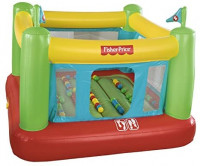 Fisher-Price 93532E Bouncesational Bouncer - Inflatable Bounce House, Green, Yellow, Red, Blue: Toys & Games