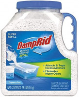 DampRid FG37 Moisture Absorber, 7.5 lb, Fragrance Free (2-Pack)