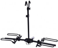 Goplus 2-Bike Hitch Mount Rack Hitch Mounted Bike Carrier Fits 1-1/4" and 2" Hitch Receivers, Tray Style Smart Tilting Design Bike Rack: Automotive