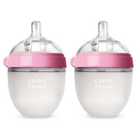 Comotomo Baby Bottle, Pink, 5 Ounce (2 Count) : Comotomo Slow Flow : Baby