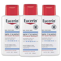 Eucerin Skin Calming Itch Relief Lotion - Full Body Lotion for Dry, Itchy Skin - 6.8 fl. oz. Bottle (Pack of 3) : Body Lotions : Beauty