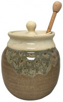 Clay in Motion Honey Pot (Desert Sand): Home Improvement