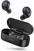 Wireless Earbuds, TaoTronics Bluetooth 5.0 Headphones SoundLiberty 77 Bluetooth Earbuds IPX7 Waterproof Hi-Fi Stereo Sound Open to Pair Free to Switch Single/Twin Mode with 20H Playtime: Electronics