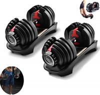 AHLSENFU ScelleBridal Adjustable Dumbbells, Workout Exercise Barbell Gym Equipment Barbell for Men and Women Home Fitness Weight Set Gym Workout Exercise Training with Connecting Rod : Sports & Outdoors