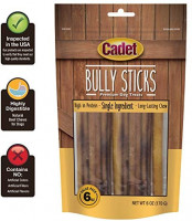 Wholesale Cadet Bully Sticks Dog Treats, 6 Ounce: Pet Supplies | Supply