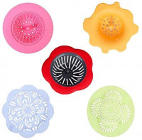 Dtzzou Acrylic Pouring Strainer 5 Pieces Plastic Silicone Strainer Flower Drain Basket for DIY Acrylic Paint Pouring Supplies and Creating Unique Patterns and Designs