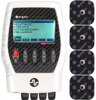 Compex Performance 2.0 Muscle Stimulator with TENS Bundle Kit: Muscle Stim, 12 Snap Electrodes, 6 Programs, Lead Wires, Battery, Case / 3 strength, 1 warm-up, 1 recovery, 1 TENS: Health & Personal Care