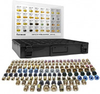 4LIFETIMELINES Fitting Assortment, Union, Adapter, 32 SKU, 3/16 Inch and 1/4 Inch Tube Nut: Home Improvement