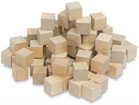 3/4 Inch Wooden Cubes, Box of 250 Unfinished Wooden Birch Blocks, Math Wood Square Blocks, Puzzle Making, Crafts, and DIY Projects (3/4 Inch Mini Wood Cubes). by Woodpeckers