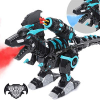 Details about   SNAEN Multifunctional Remote Robot Dinosaur with Mist Spray/ Soft Bullets Sho... 