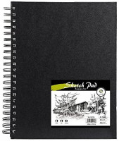 conda 8.5"x11" Double-Sided Hardbound Sketchbook, Hardcover Sketchbook, Spiral Sketch Pad, Durable Acid Free Drawing Paper, Ideal for Kids & Adults: Home & Kitchen