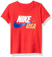 Nike Kids Baby Boy's Short Sleeve Americana Graphic T-Shirt (Toddler): Clothing