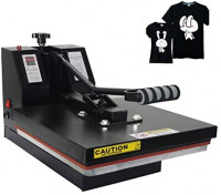 RoyalPress 15" x 15" Industrial-Quality Intelligent Memory Digital Sublimation Heat Transfer Machine T-Shirt Heat Press Machine, 15" x 15", Black: Arts, Crafts & Sewing
