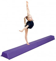 Oteymart 6 FT Folding Gymnastics Beam Extra Firm Balance Beam Bar Anti-Slip Design Foam Low Floor Home Gymnast Equipment for Kids Adults : Sports & Outdoors