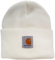 Carhartt Women's Acrylic Watch Hat, Winter White, One Size at Women’s Clothing store: Cold Weather Hats