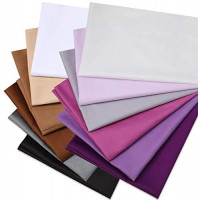 12 Pieces Solid Fat Quarters Quilting Fabric Bundles 20 x 16 Inch/ 50 x 40 cm Cotton Fabric Craft Quilting Patchwork for DIY Scrapbooking Art Craft Supplies (Multicolor)