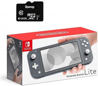 Newest Nintendo Switch Lite Game Console, 5.5" LCD Touchscreen Display, Built-in Plus Control Pad, W/Hesvap 128GB Micro SD Card, Built-in Speakers, 3.5mm Audio Jack (Gray) : Computers & Accessories