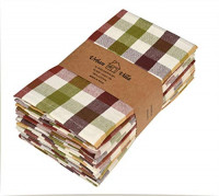 Urban Villa Dinner Napkins, Everyday Use, Premium Quality, 100% Cotton, Set of 10, Size 20X20 Inch, Harvest Special, Over Sized Cloth Napkins with Mitered Corners, Ultra Soft, Durable Hotel Quality: Kitchen & Dining