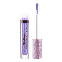 Lime Crime Diamond Crushers Iridescent Liquid Lip Topper, Trip - Light Purple - Strawberry Scent - Enhances Mattes - For Face And Body - Wear Alone Or Over Lipstick - Vegan : Beauty