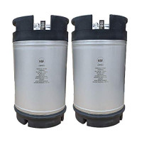 New 3 Gallon Ball Lock Keg - Dual Handle - Two Pack: Industrial & Scientific