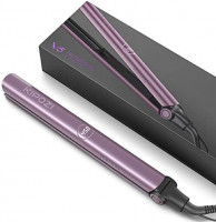 KIPOZI Hair Straightener Flat Iron for Hair V5 with Titanium Plate Advanced Ionic Technology Makes Hair Smoother and Keeps it Healthier, 2 in 1 Straightener and Curler.: Health & Personal Care