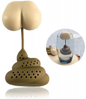 TBWHL Funny Loose Leaf Tea Infuser Ball, Food Grade Silicone Stool Shape Hot Tea Infuser Tea Strainer Ball Filter: Kitchen & Dining